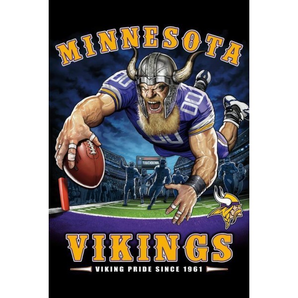 Minnesota Vikings Diamond Painting Kit - DIY