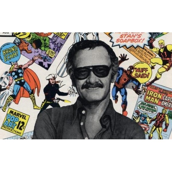 Stan Lee And Marvel Diamond Painting Kit - DIY