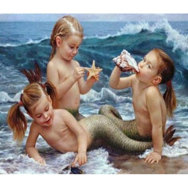 Mermaid Girls Diamond Painting Kit - DIY
