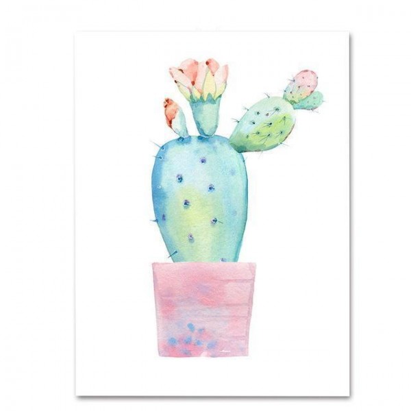 Plant Cactus III Diamond Painting Kit - DIY