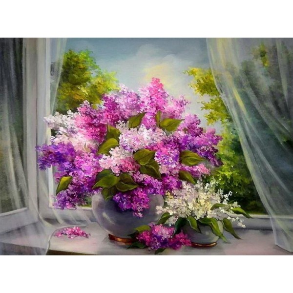 Flower Diamond Painting Kit - DIY Flower-56