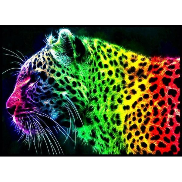 Jaguar Colors Diamond Painting Kit - DIY